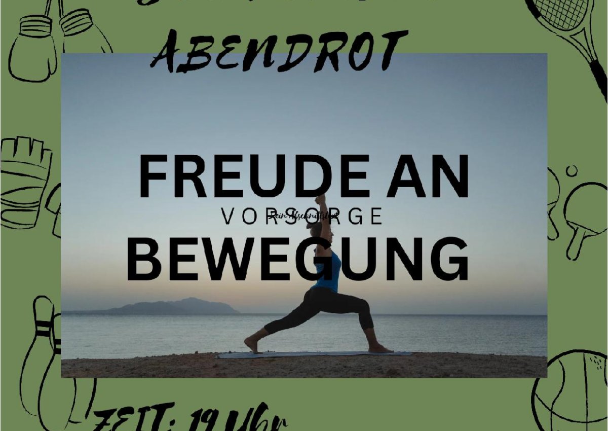 Gemeinsam aktiv im Yoga Studio Abendrot!